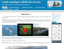 Tablet Screenshot of gite-belleile.com